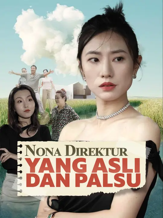Poster Nona Direktur yang Asli dan Palsu