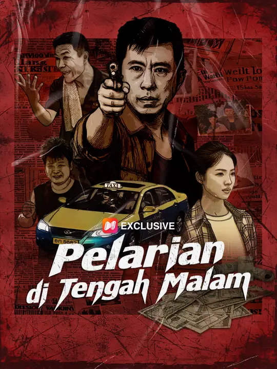 Poster Pelarian di Tengah Malam