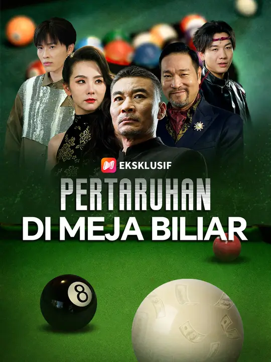 Poster Pertaruhan di Meja Biliar