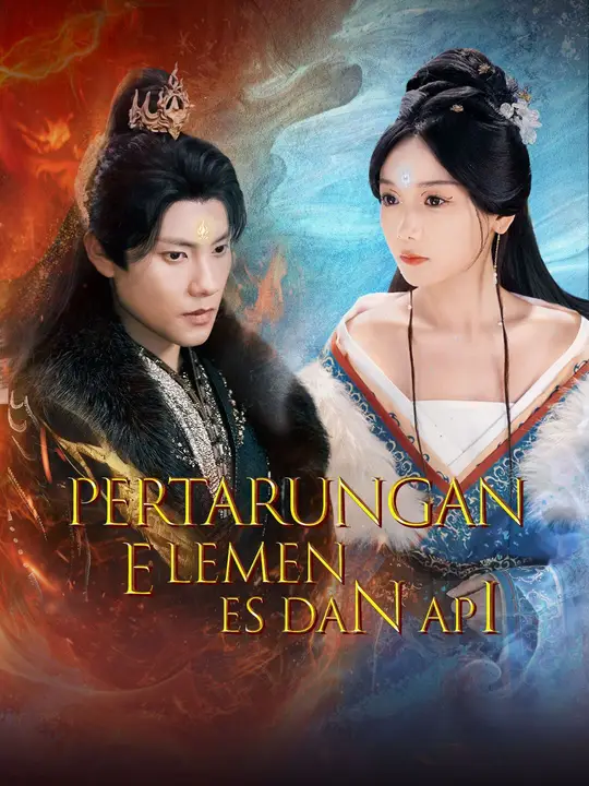 Poster Pertarungan Elemen Es dan Api