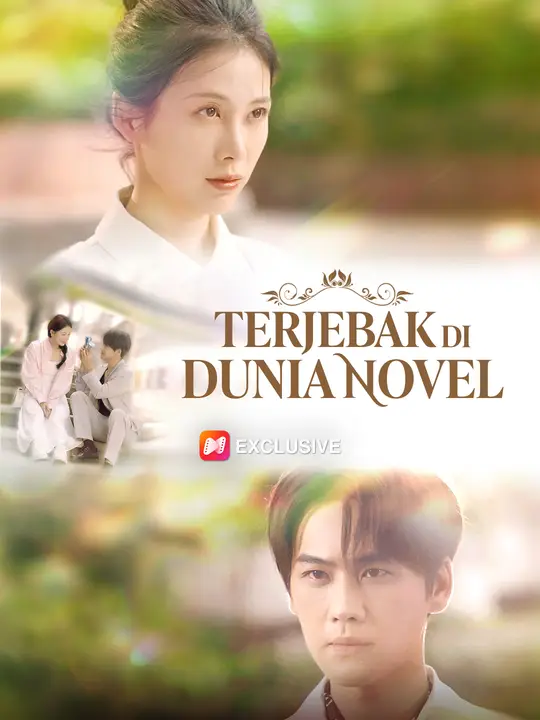Poster Terjebak di Dunia Novel