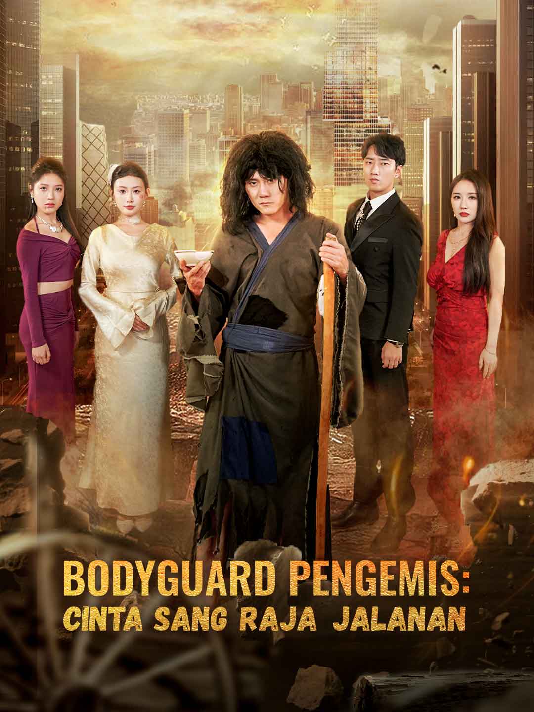 Poster Bodyguard Pengemis: Cinta Sang Raja Jalanan