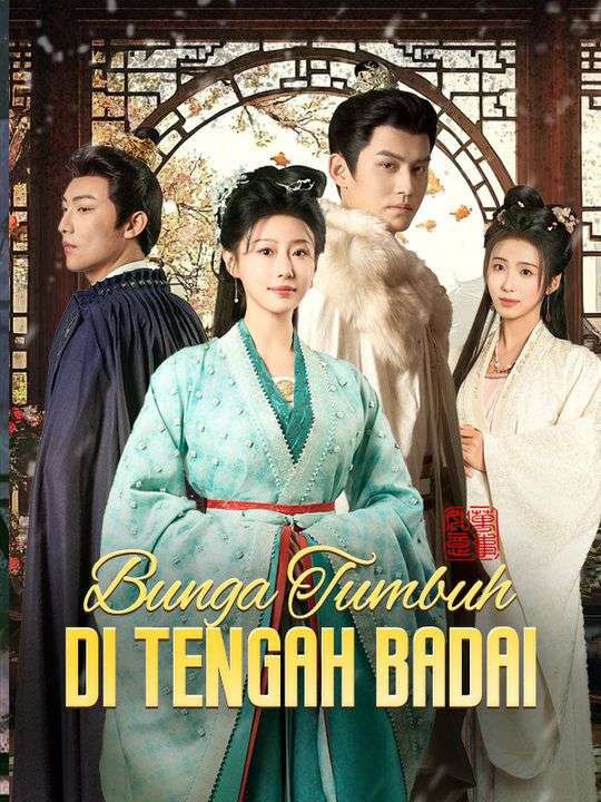Poster Bunga Tumbuh di Tengah Badai