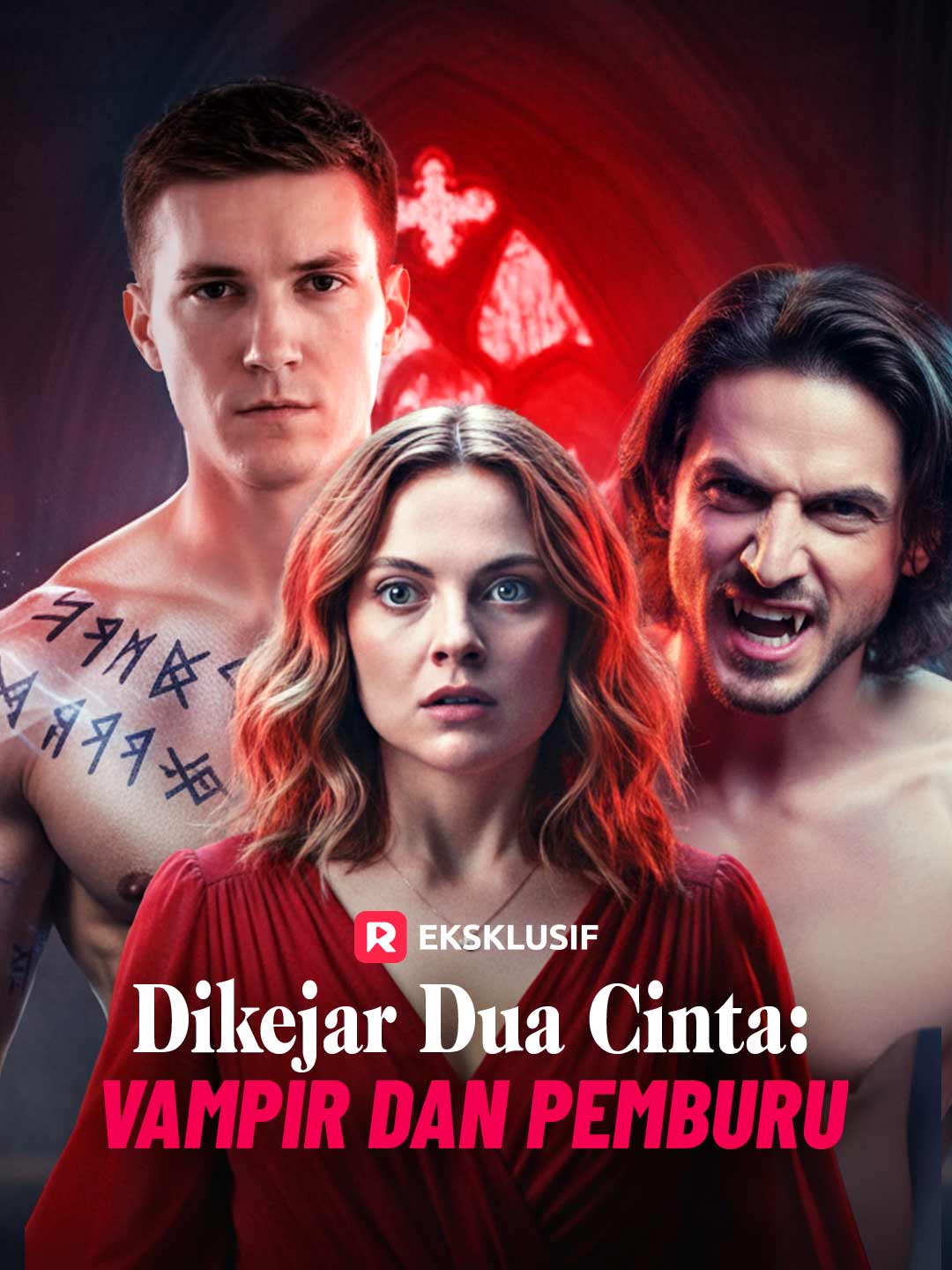 Poster Dikejar Dua Cinta: Vampir dan Pemburu