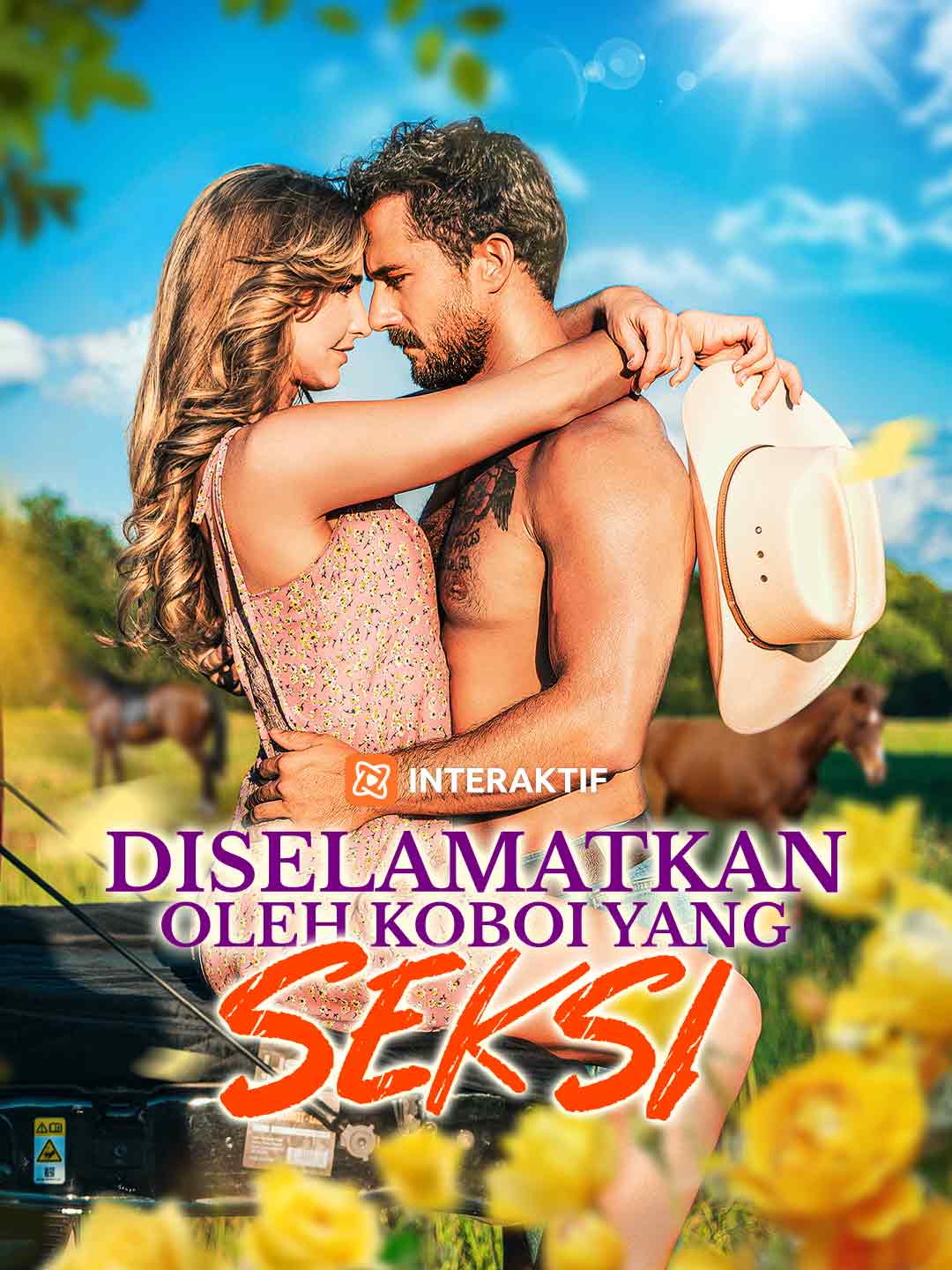 Poster Diselamatkan oleh Koboi yang seksi
