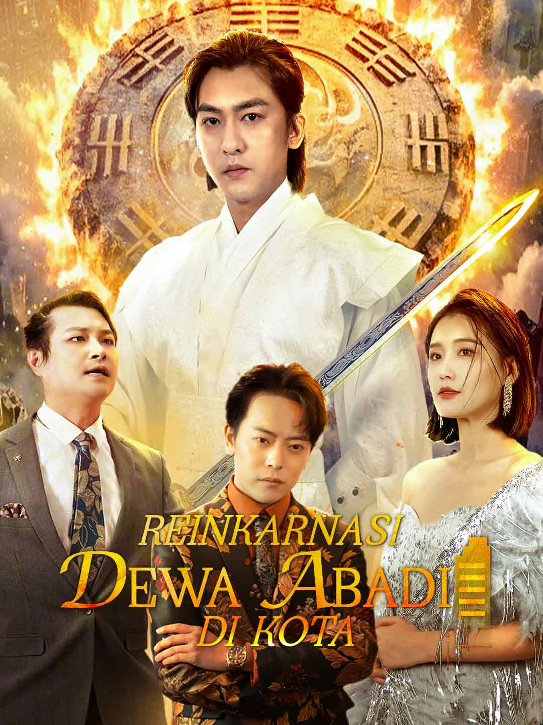 Poster Reinkarnasi Dewa Abadi di Kota