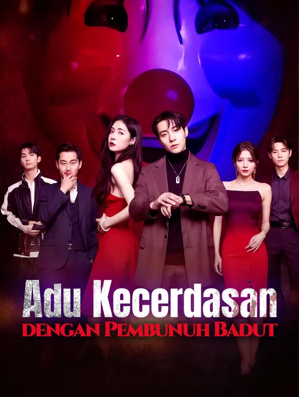 Poster Adu Kecerdasandengan Pembunuh Badut