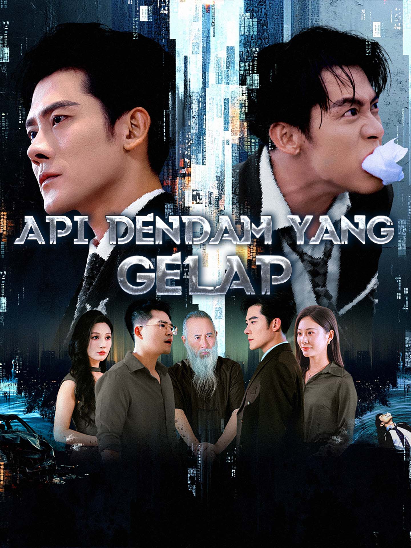 Poster Api Dendam yang Gelap