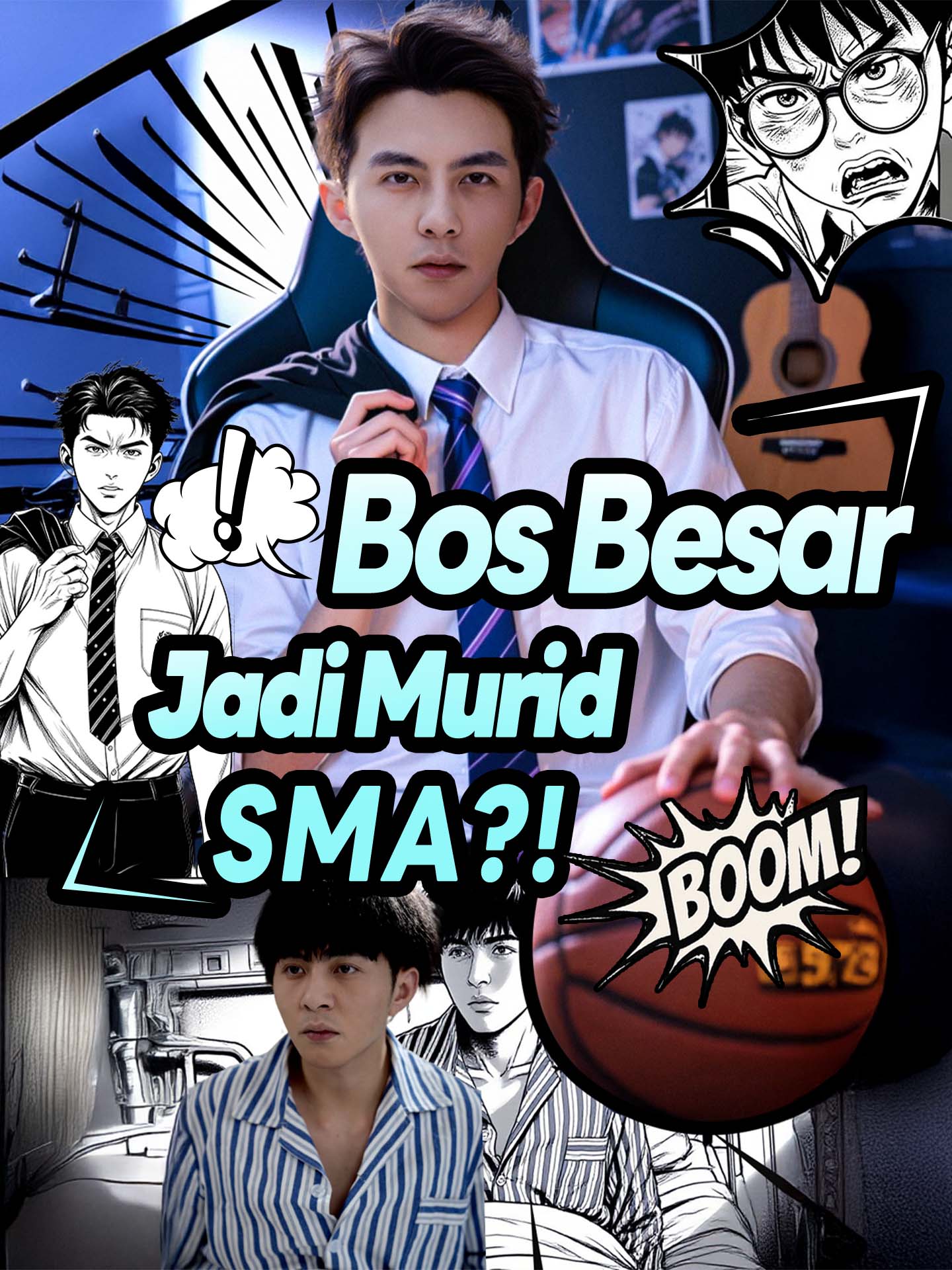 Poster Bos Besar Jadi Murid SMA ?!