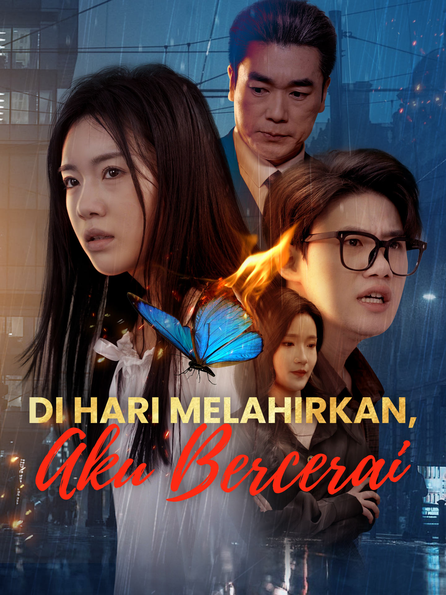 Poster Di Hari Melahirkan, Aku Bercerai