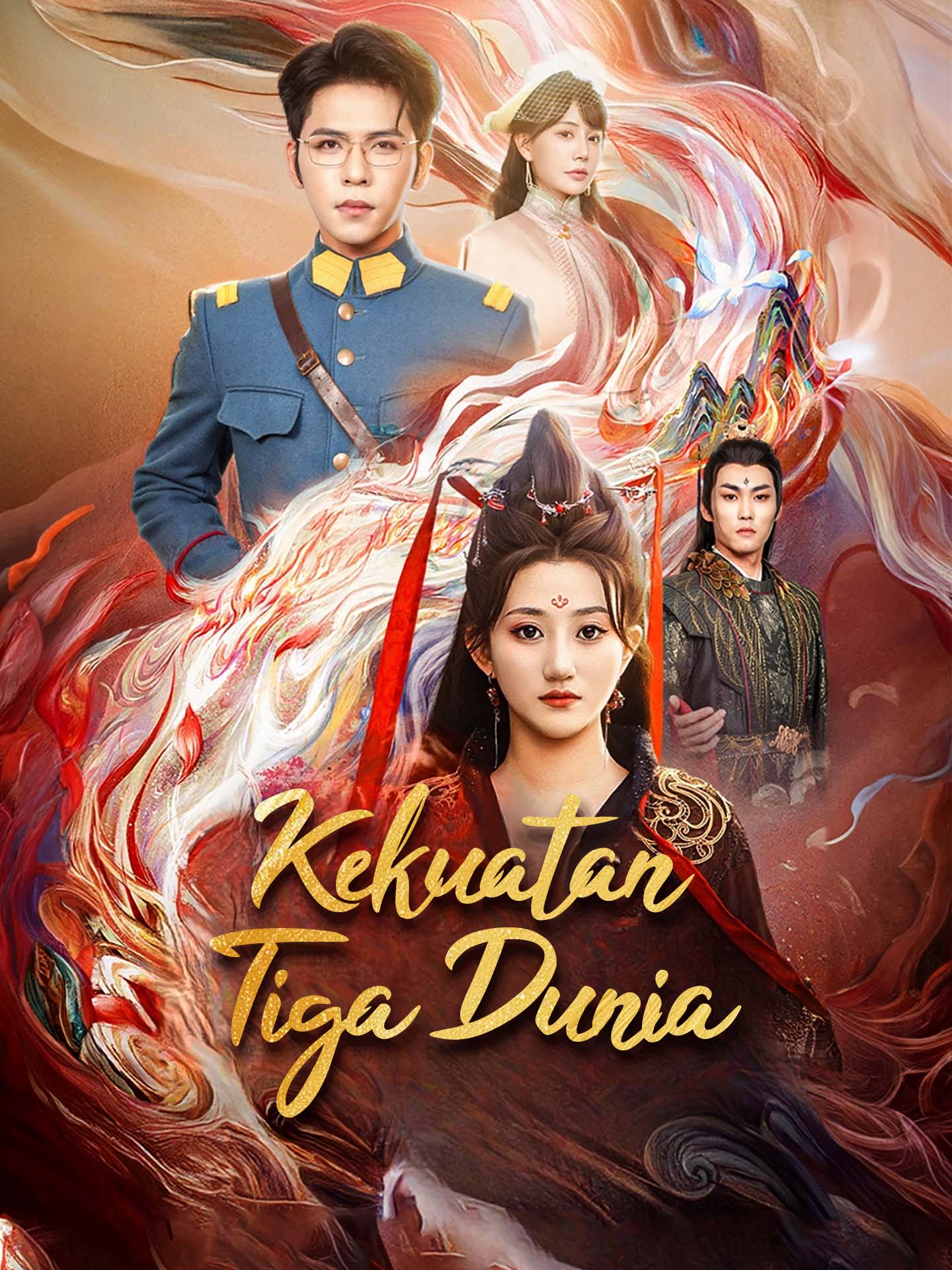 Poster Kekuatan Tiga Dunia