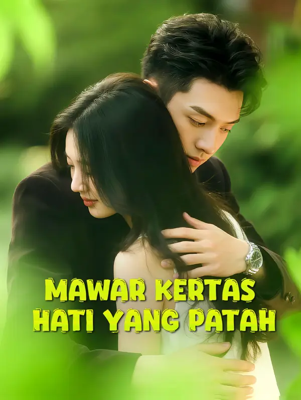 Poster Mawar Kertas Hati yang Patah