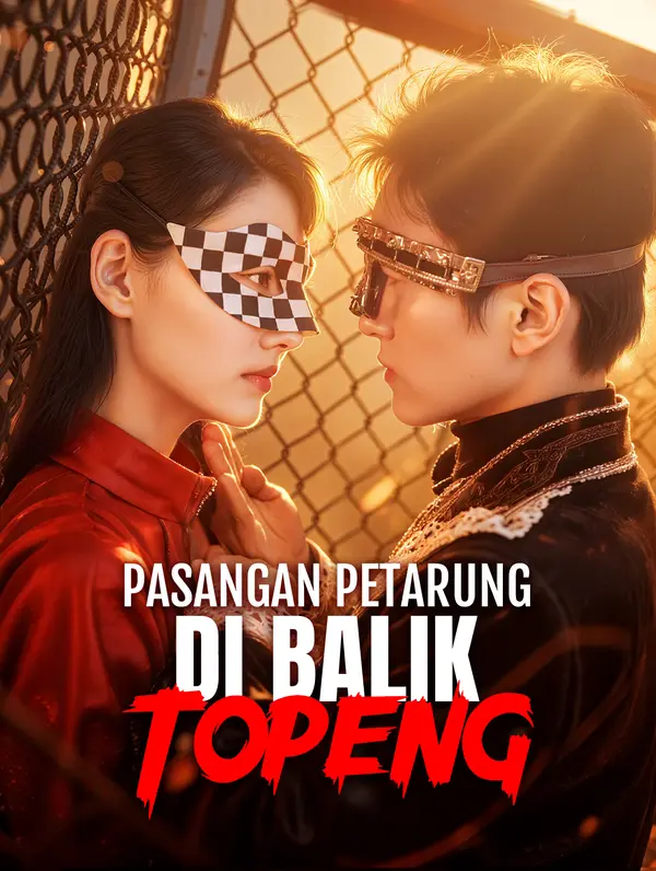 Poster Pasangan Petarung di Balik Topeng