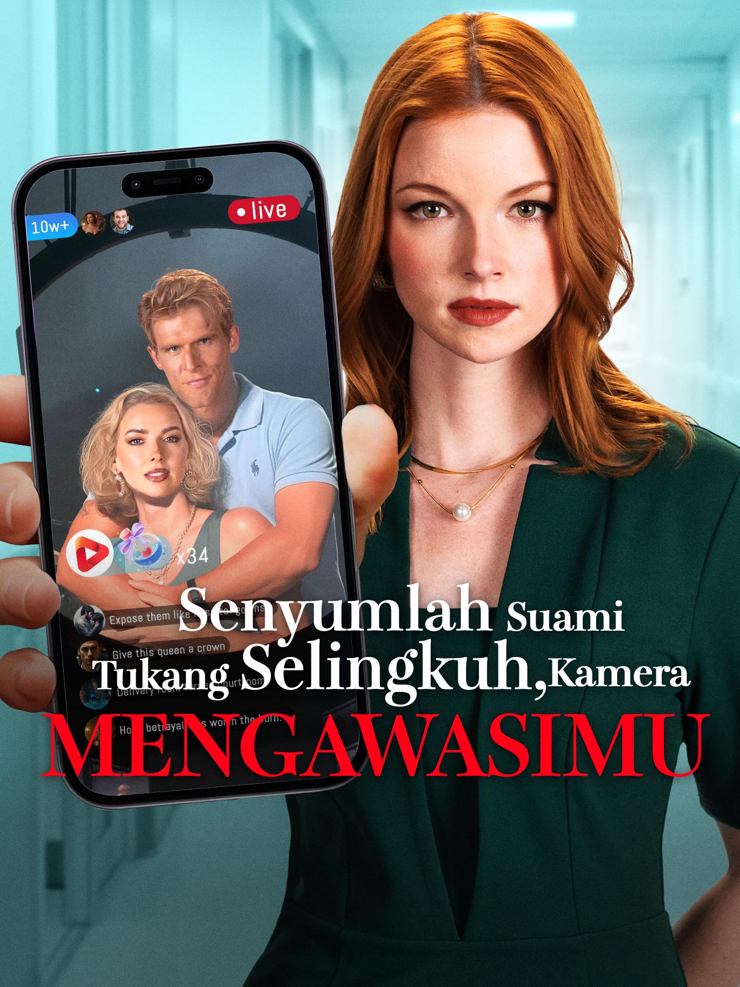 Poster Senyumlah Suami Tukang Selingkuh, Kamera Mengawasimu