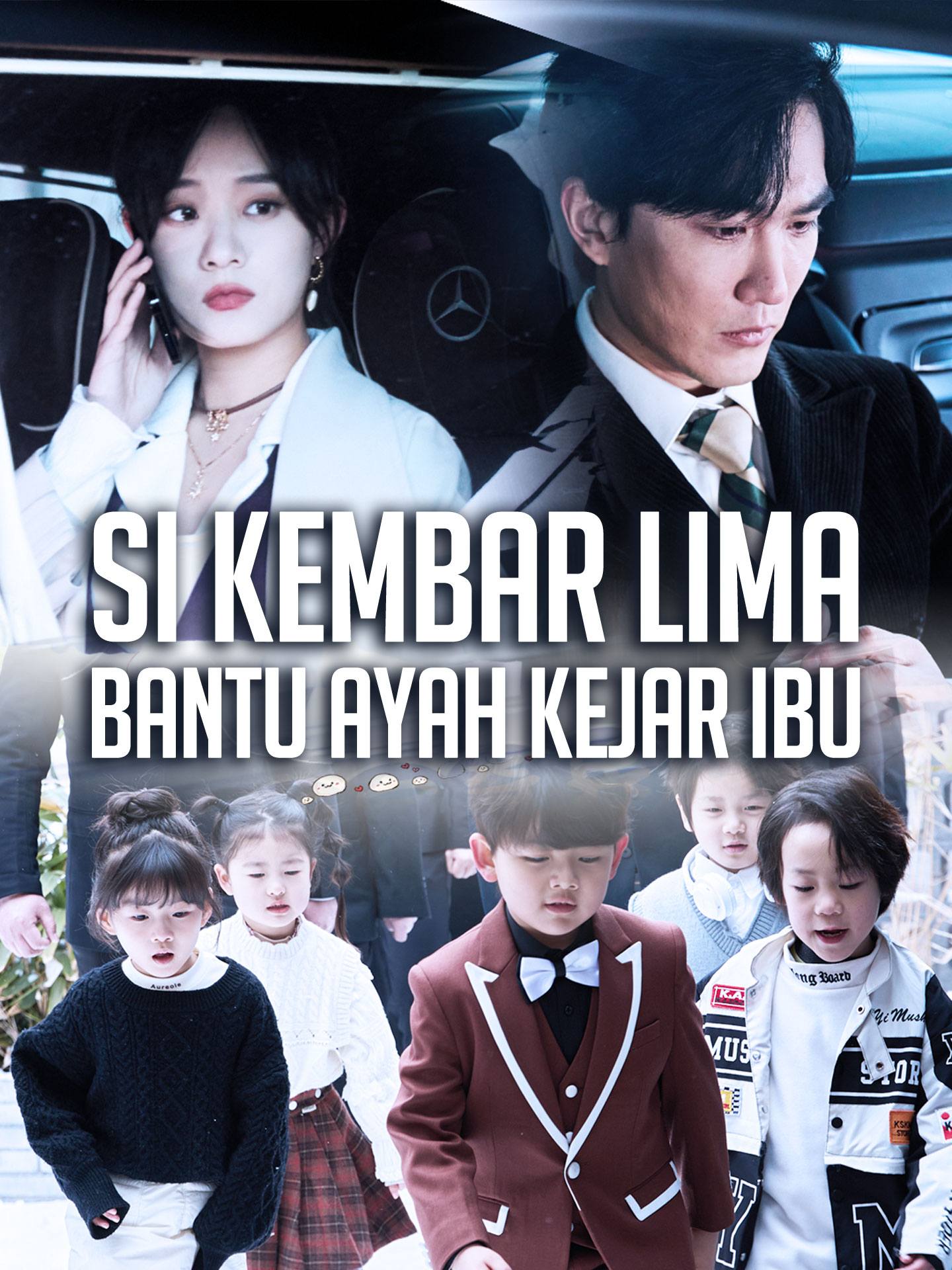 Poster Si Kembar Lima Bantu Ayah Kejar Ibu