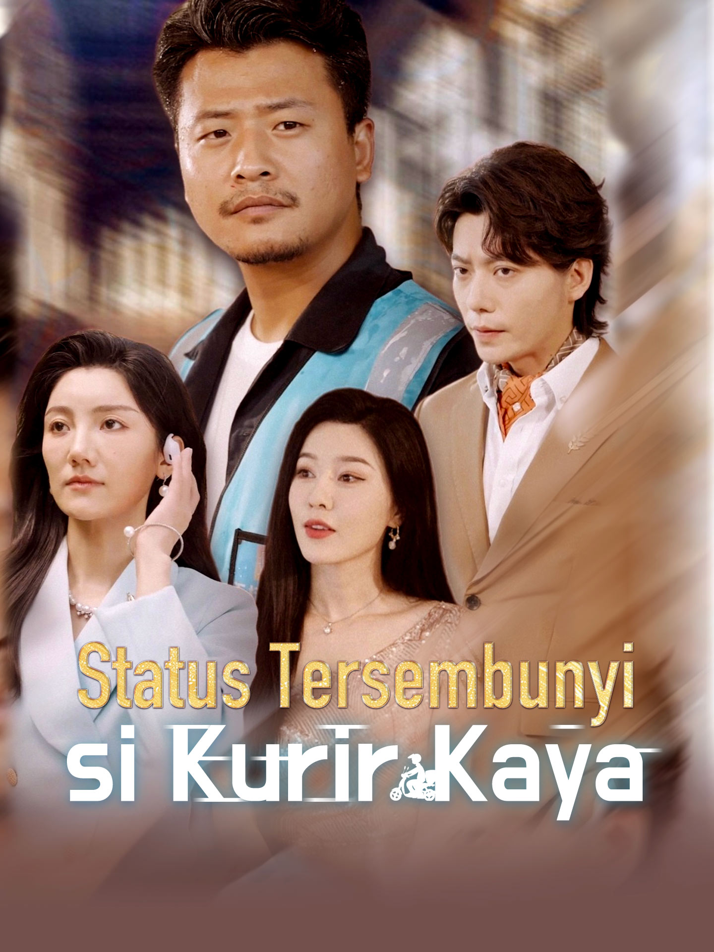 Poster Status Tersembunyi si Kurir Kaya