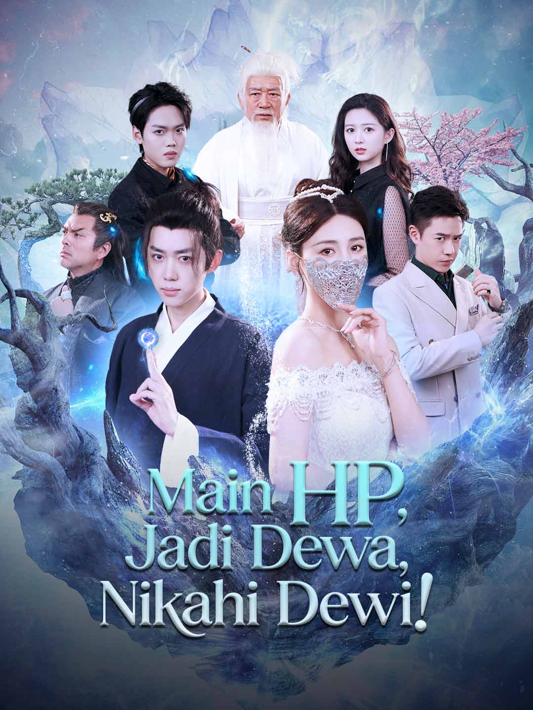 Poster [Versi Dub] Main HP, Jadi Dewa, Nikahi Dewi!